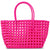Iscream Hot Pink 13” Woven Tote