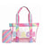 'Beach' Clear Tote Bag with Pouch