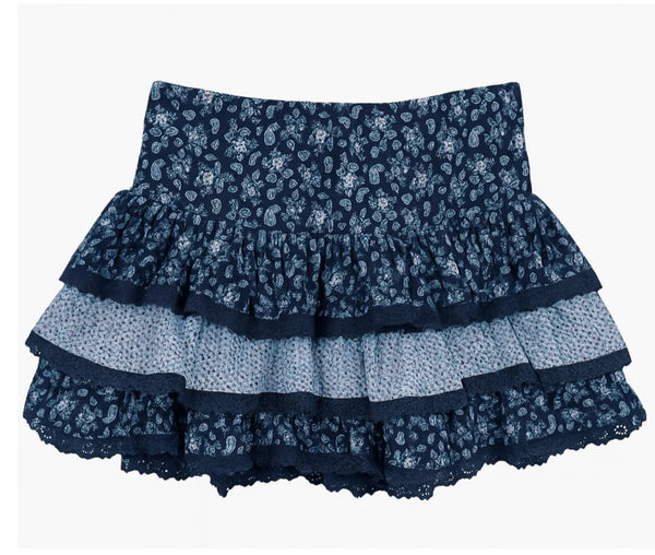 KatieJ NYC Chocolate Floral | KatieJ Melody Skirt - Everything But