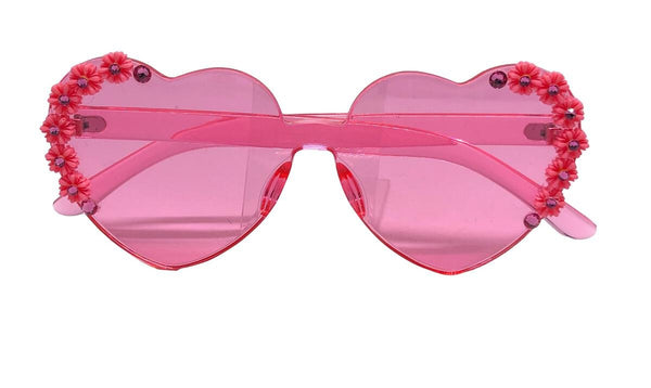 B.Tan Bundle + Heart-shaped pink deals sunglasses