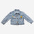 Petite Hailey Smiley Denim Patched Jacket