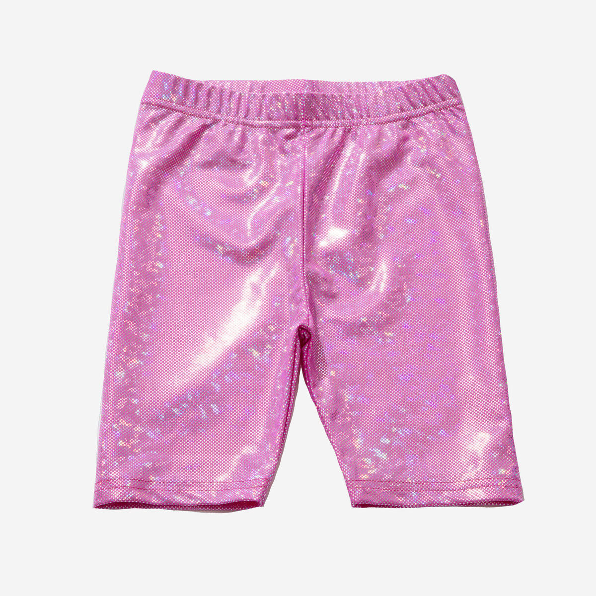 Petite Hailey Metallic Bike Shorts - Pink *Preorder*
