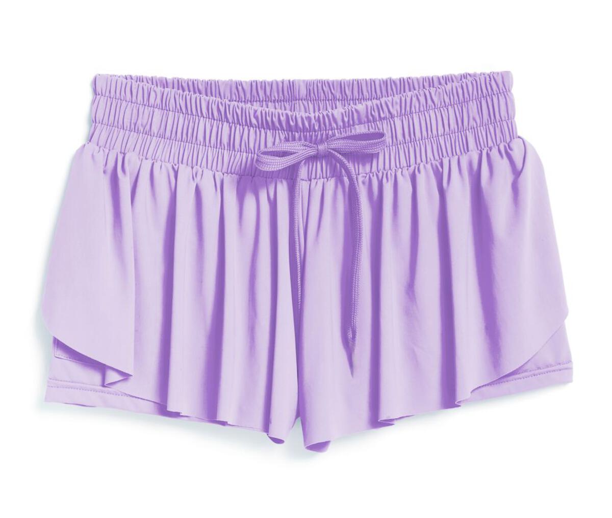 Suzette Collection Flyaway Shorts - Lavender * Juniors*