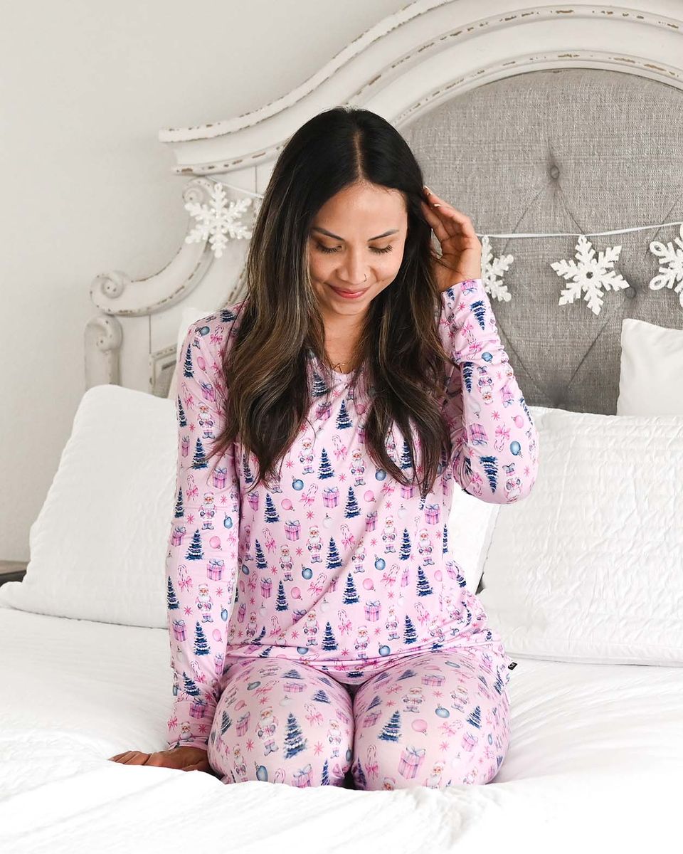 Lev Baby Carol 2pc Mama Classic Long Sleeve Bamboo PJ Set