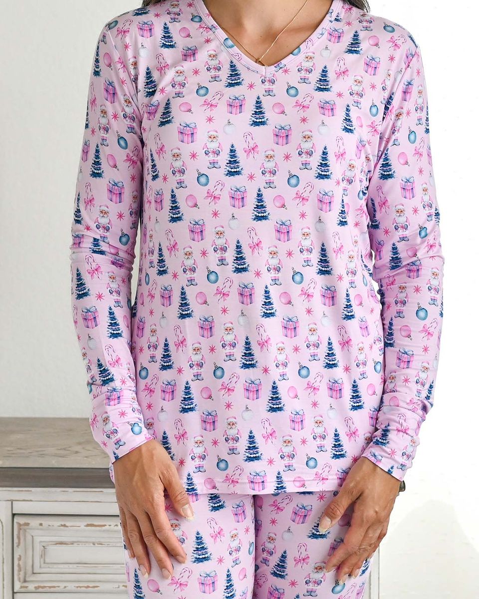 Lev Baby Carol 2pc Mama Classic Long Sleeve Bamboo PJ Set