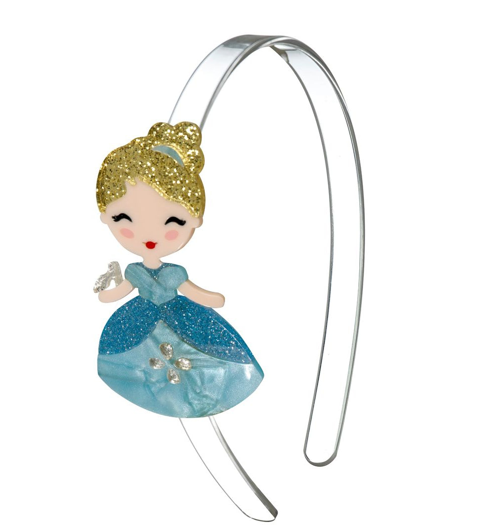 Lilies & Roses Blue Princess Headband