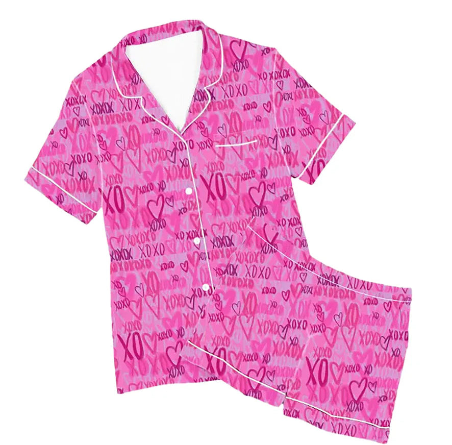 Tweenstyle XO Heart Print 2pc Lounge Set