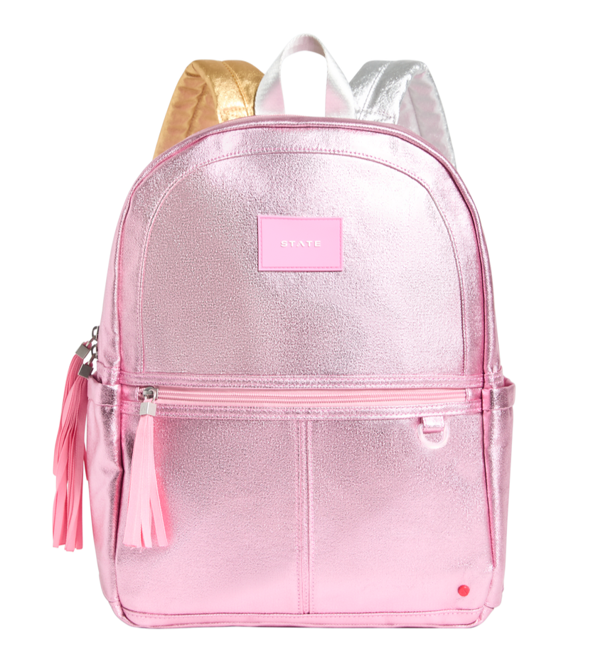 State Bags Kane Kids 15" Backpack - Metallic Pink