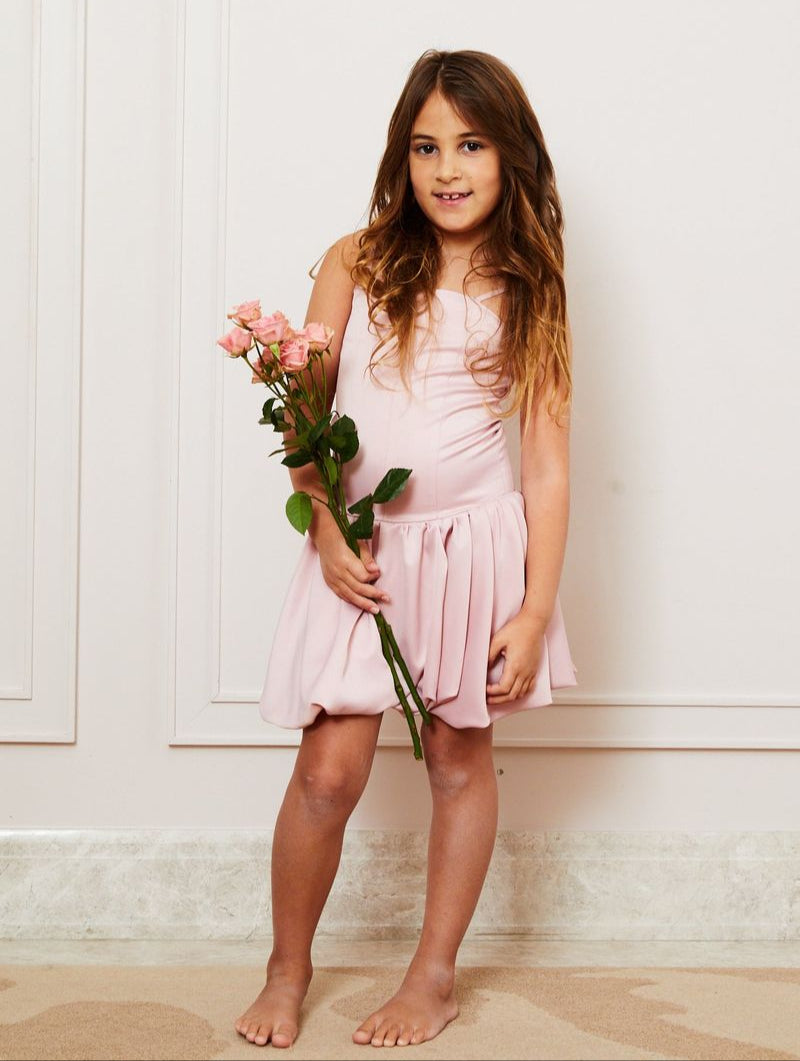 Theme NYC Bailey Satin Ballet Dress - Ballet Pink Theme NYC Bailey Satin Ballet Dress - Ballet Pink