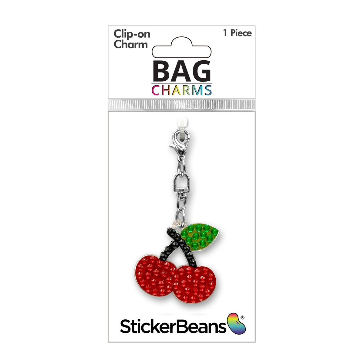 StickerBeans Bag Charms- Cherries