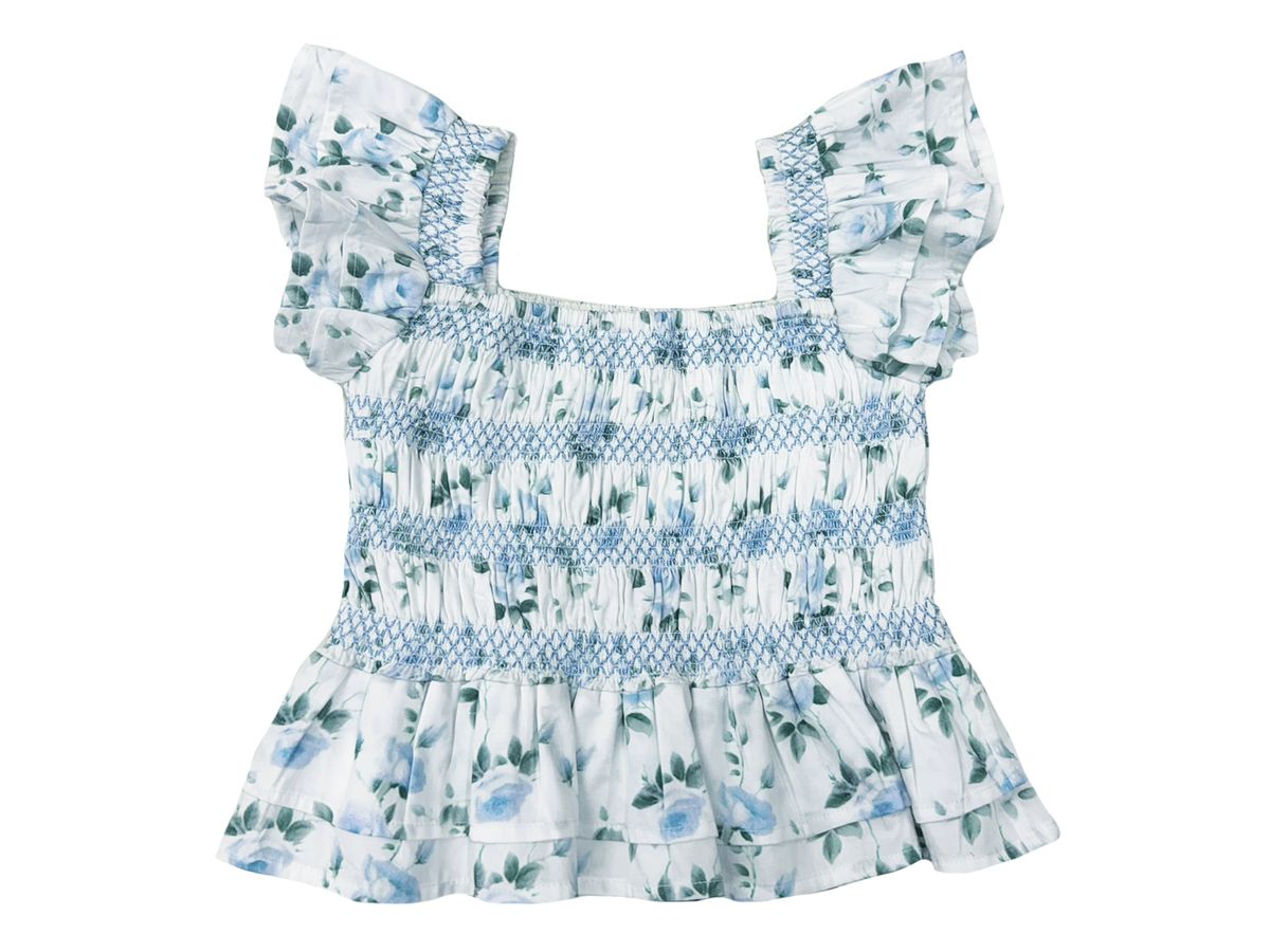 Alto Modas Blue Roses Kate Blouse & Parker Skirt