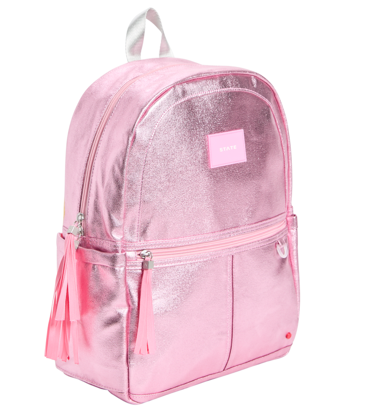State Bags Kane Kids 15" Backpack - Metallic Pink