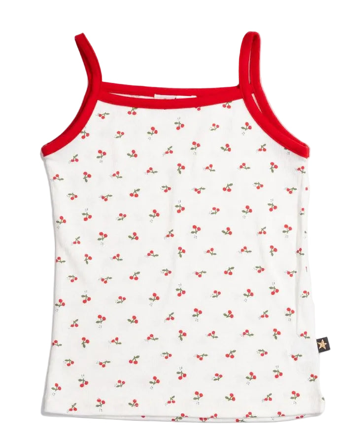 little girls tank top with cherries 