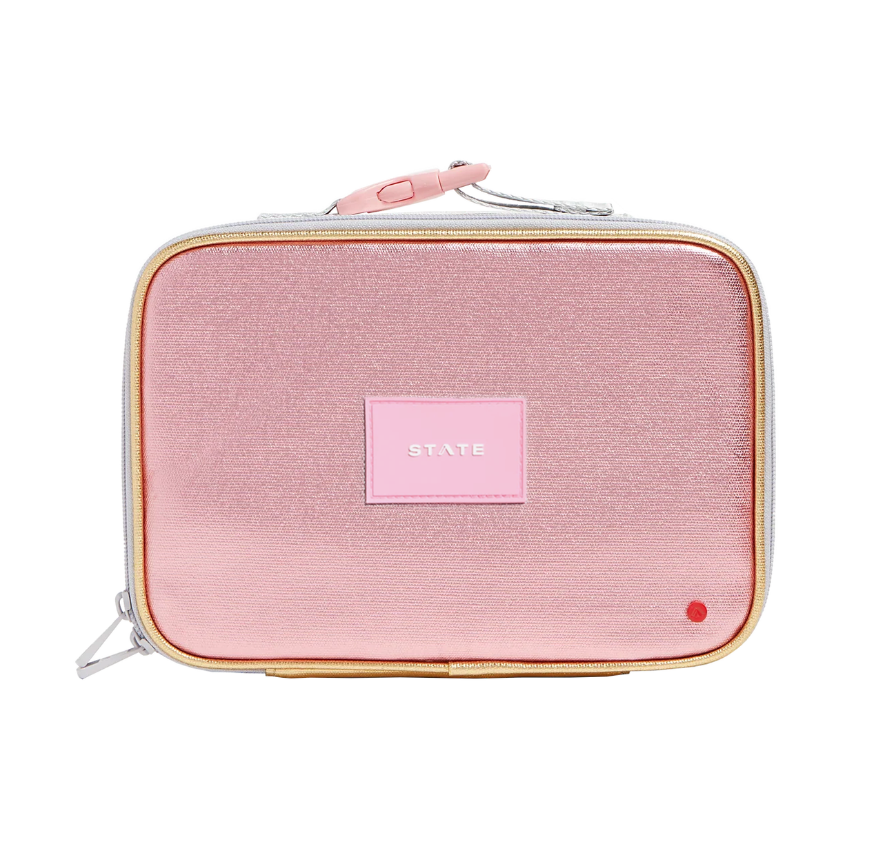 State Bags Rodgers Lunch Box - Metallic Pink