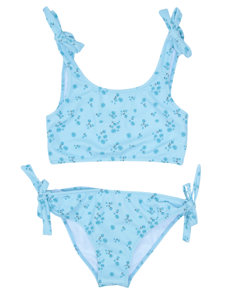 Piccoli Principi Sahara 2pc Swimsuit- Blue Petals