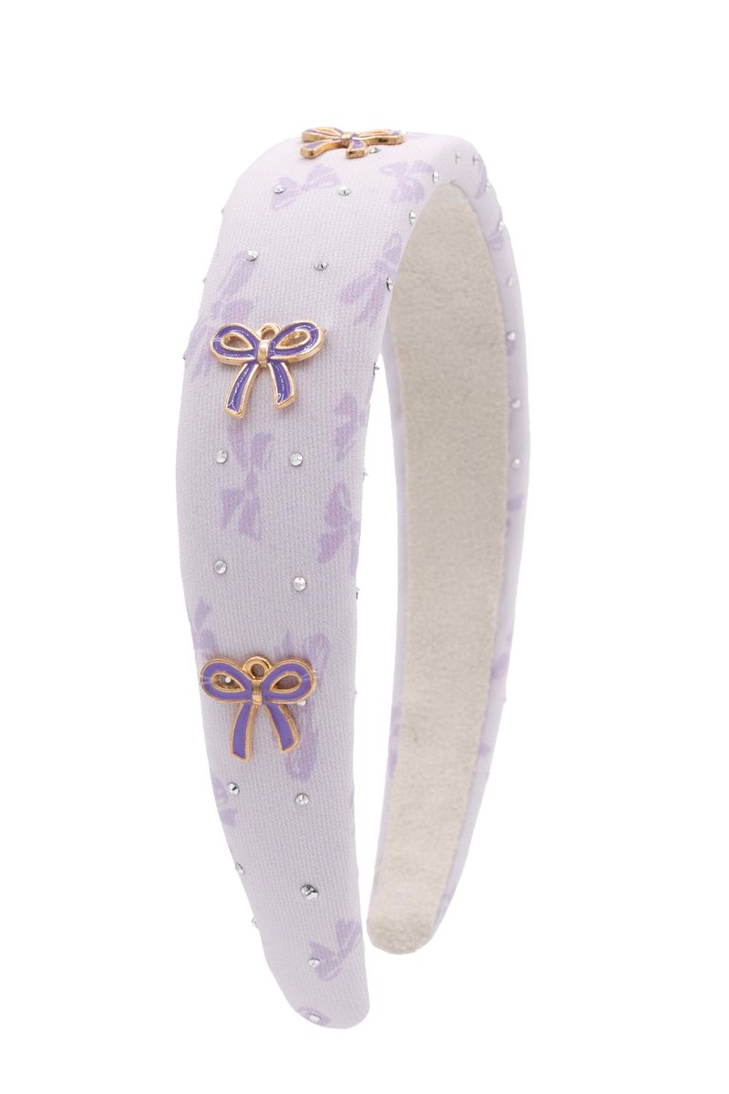 Diadema con chispas de confeti blanco de Bari Lynn