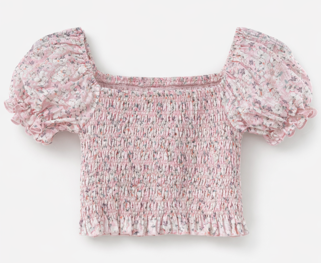 Summer Loving 2pc Eden Skirt Set -Blush Meadow Pink