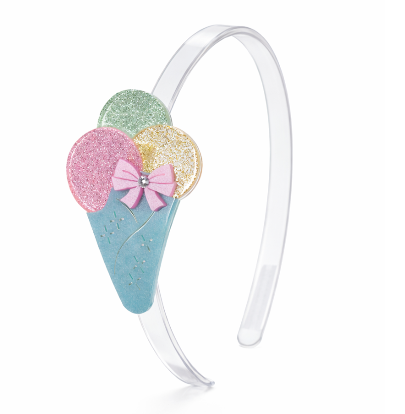 Lilies & Roses Ice Cream Triple Scoop Headband