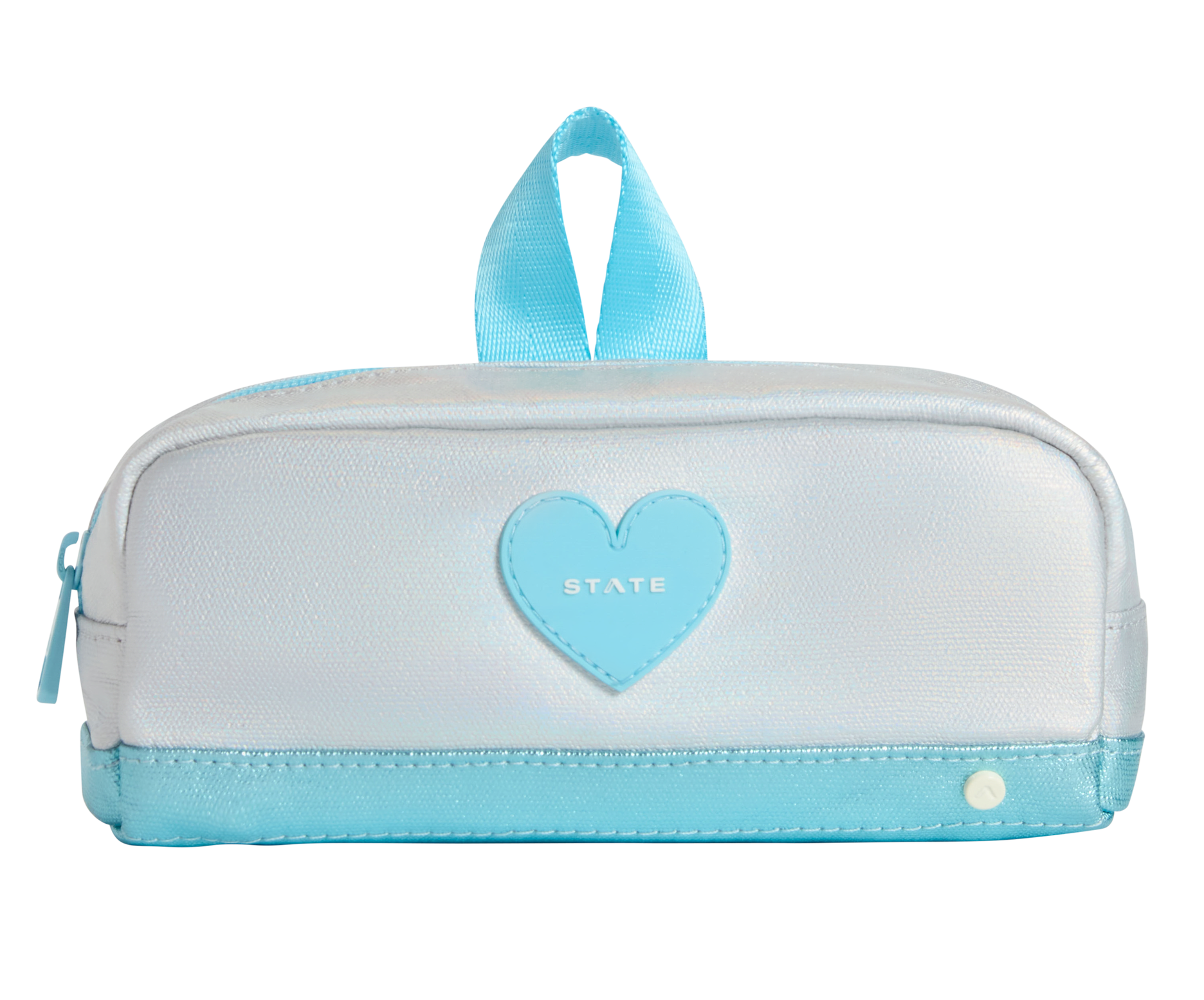 State Bags Pencil Case - Blue Metallic