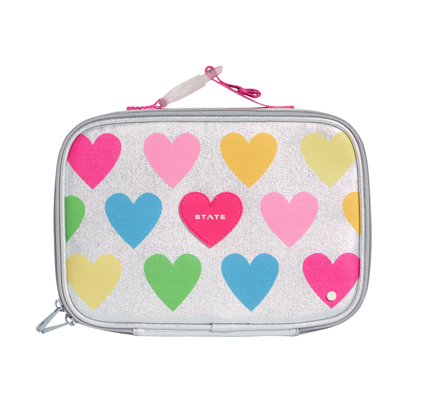 State Bags Rodgers Lunch Box - Happy Hearts