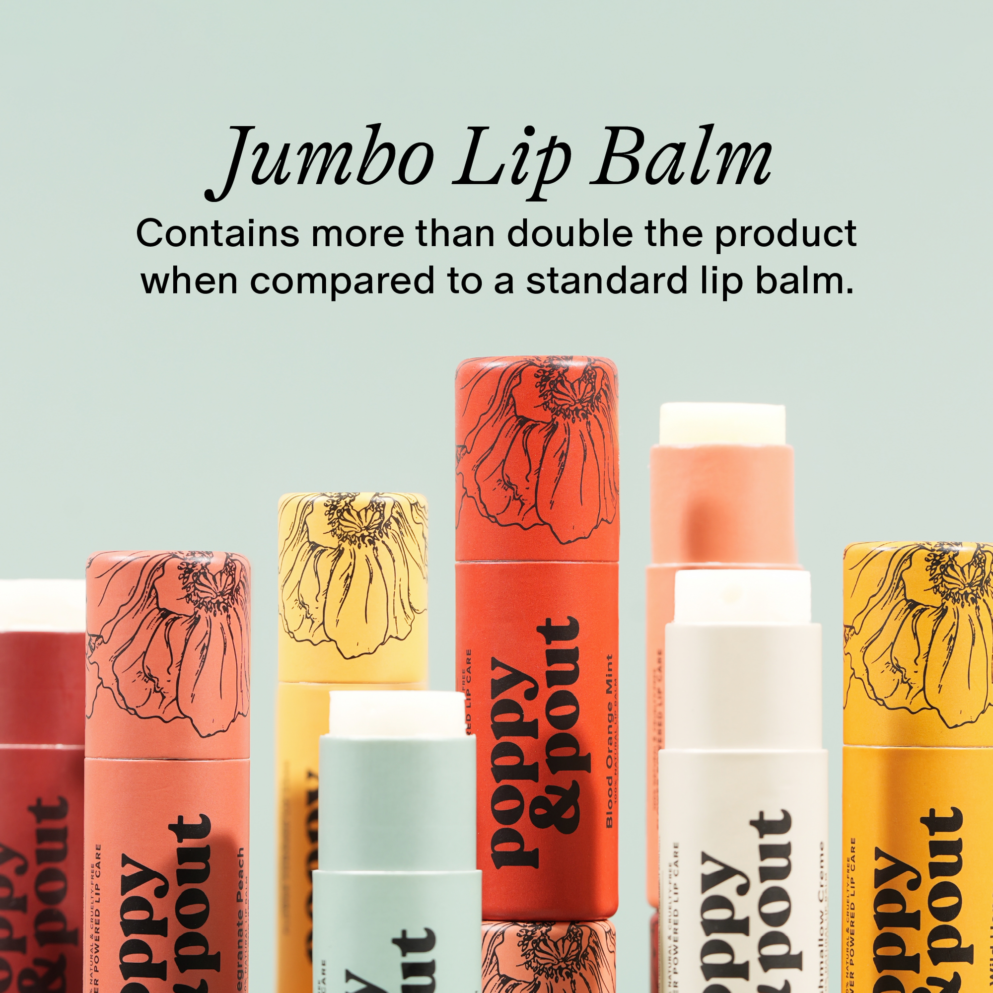 Poppy & Pout All Natural Lip Balm-Marshmallow Creme