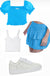 KatieJ NYC Brooke Skirt - Turquoise