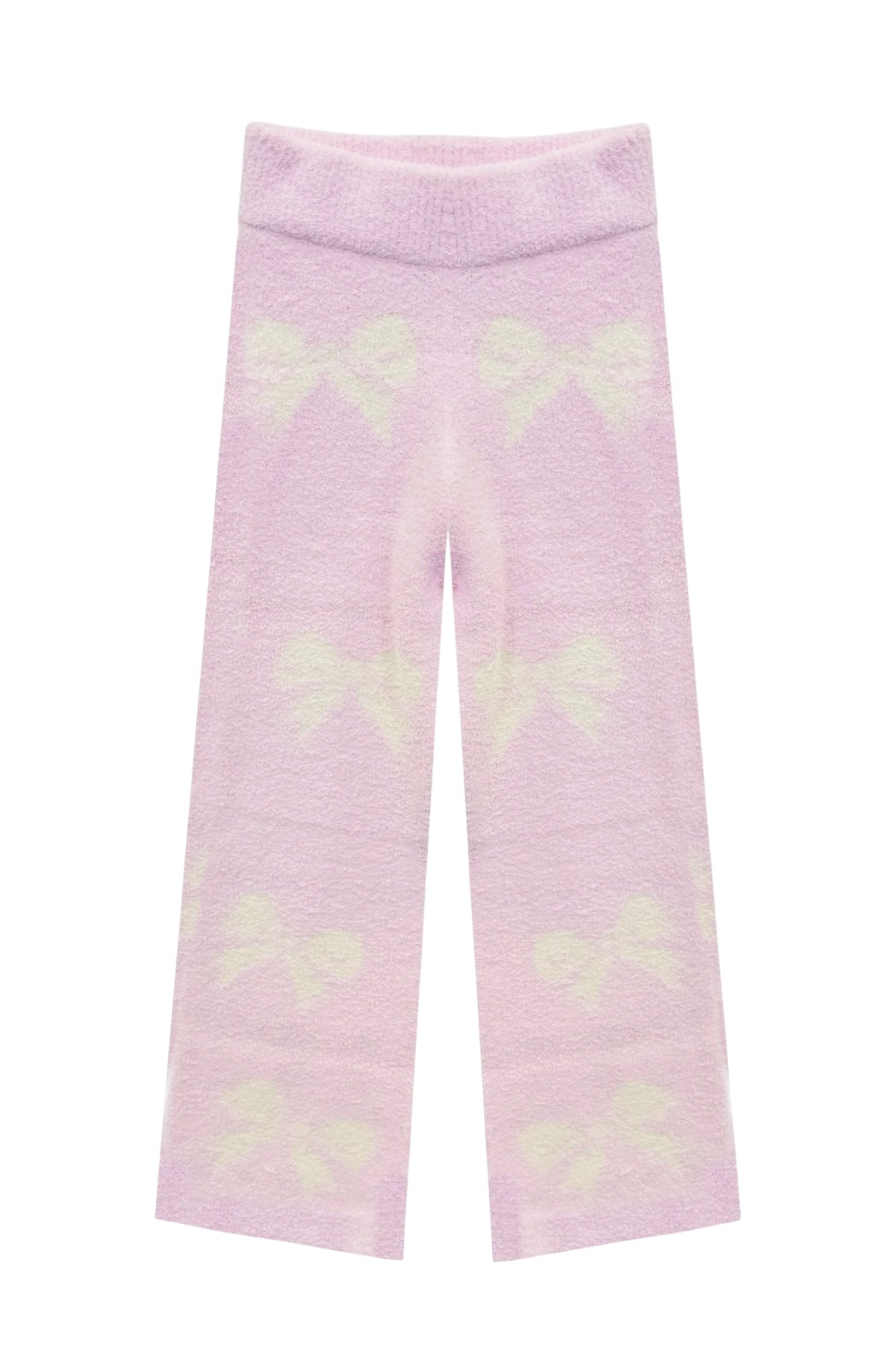 KatieJ NYC Tween Parker Cozy Pant - Pink Bow