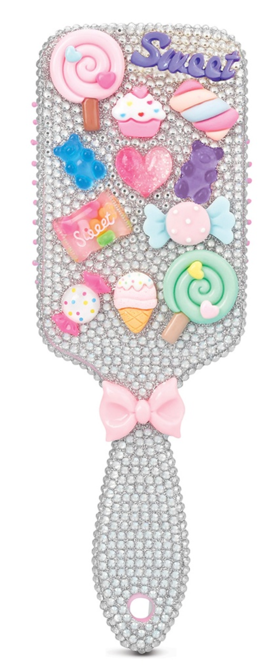 Iscream Rhinestone & Charms Paddle Brush