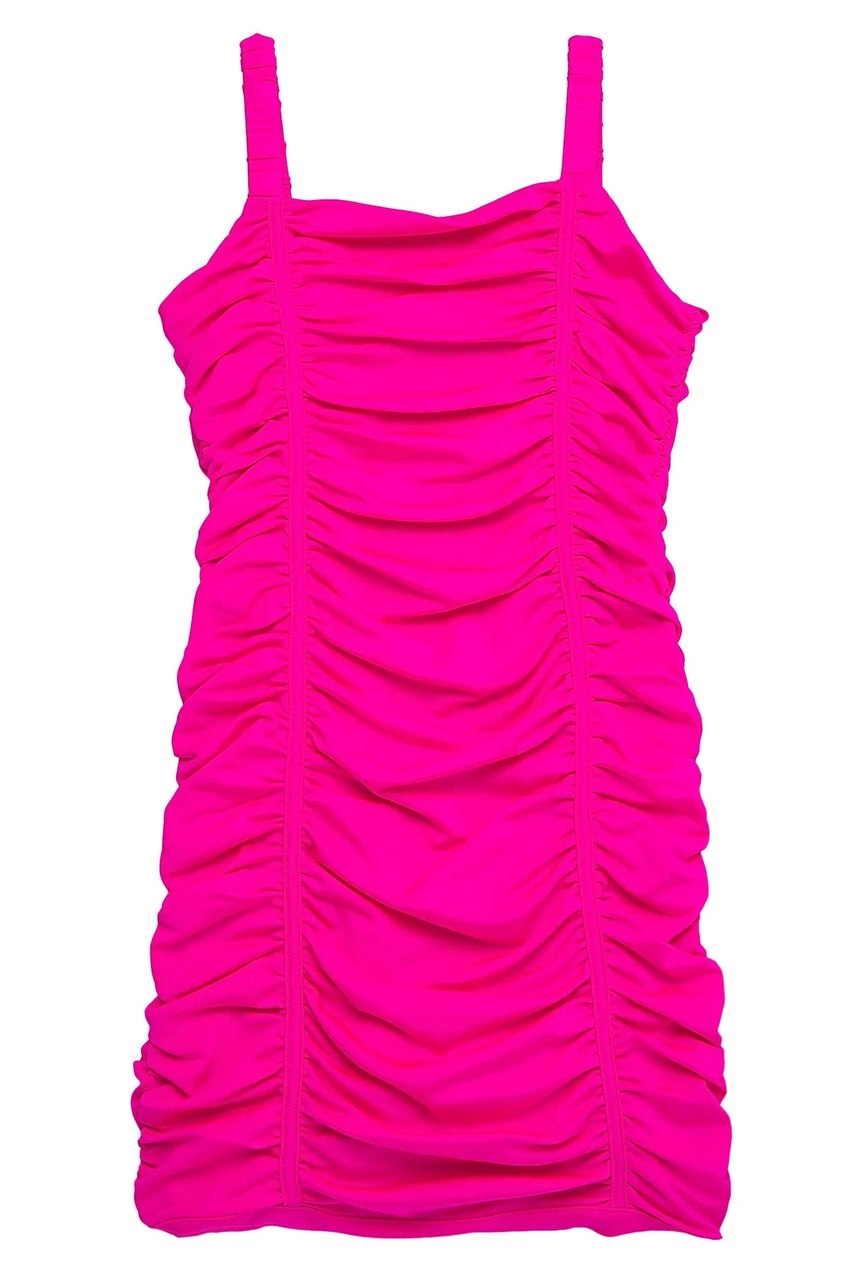 KatieJ Neon Pink Scarlett Dress- Size 8