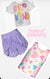 Baby Sara Pleated Tulip Ruffle Shorts- Purple