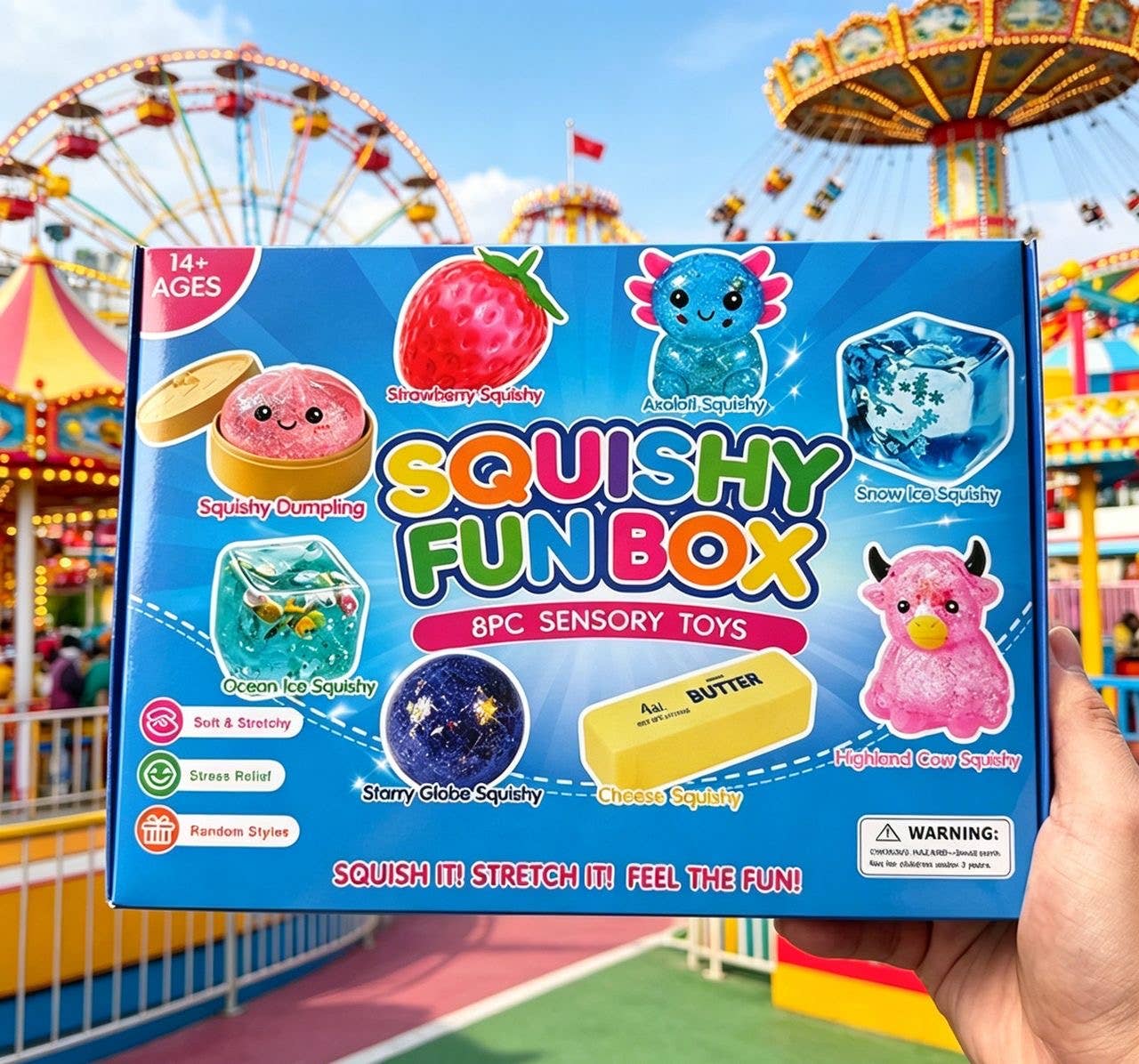 Squishy Fun Deluxe Gift Box – 8-Piece  - SHIPS 10/30
