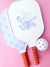 Coquette Blue Bow Floral Pickleball Paddle