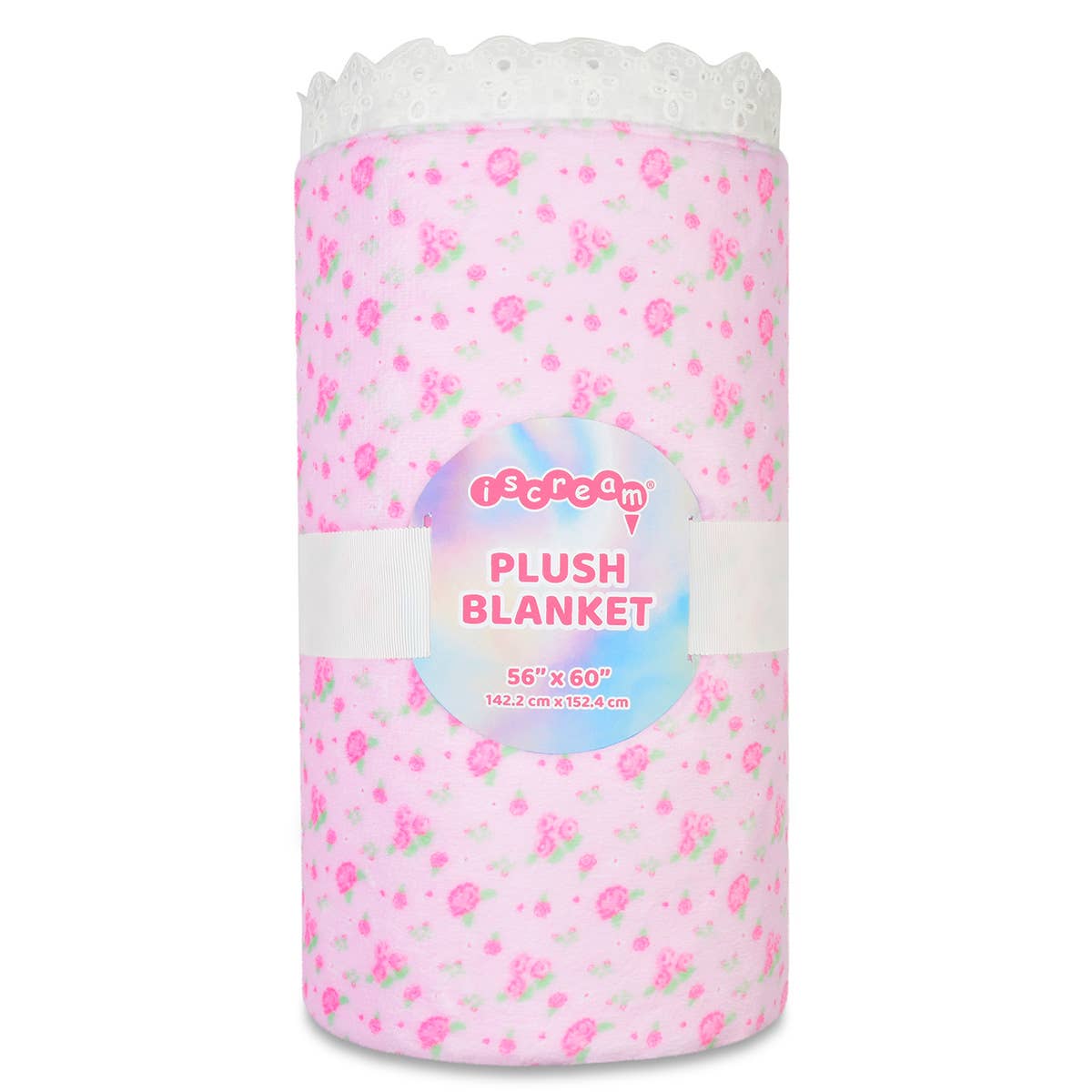 Iscream Pretty in Pink Plush Blanket