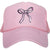 Coquette Pink Bow Trucker Hat-Light Pink