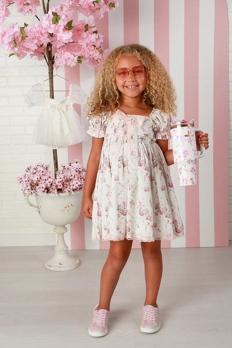 ¡Oh! ¡La, la! Vestido Dyanna azul cielo de alta costura