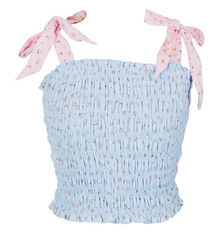 Camiseta de tweed negra de Flowers By Zoe