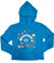 Firehouse Clothing Make You Smile Hooded Sweatshirt- Neon Blue