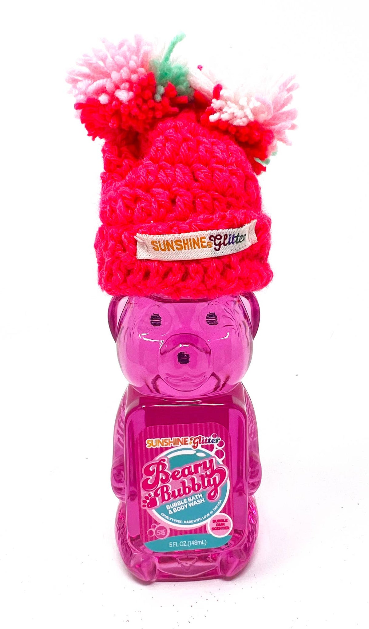 Sunshine &amp;amp; Glitter - Osito de baño con burbujas Happy Holidays de Beary Bubbly