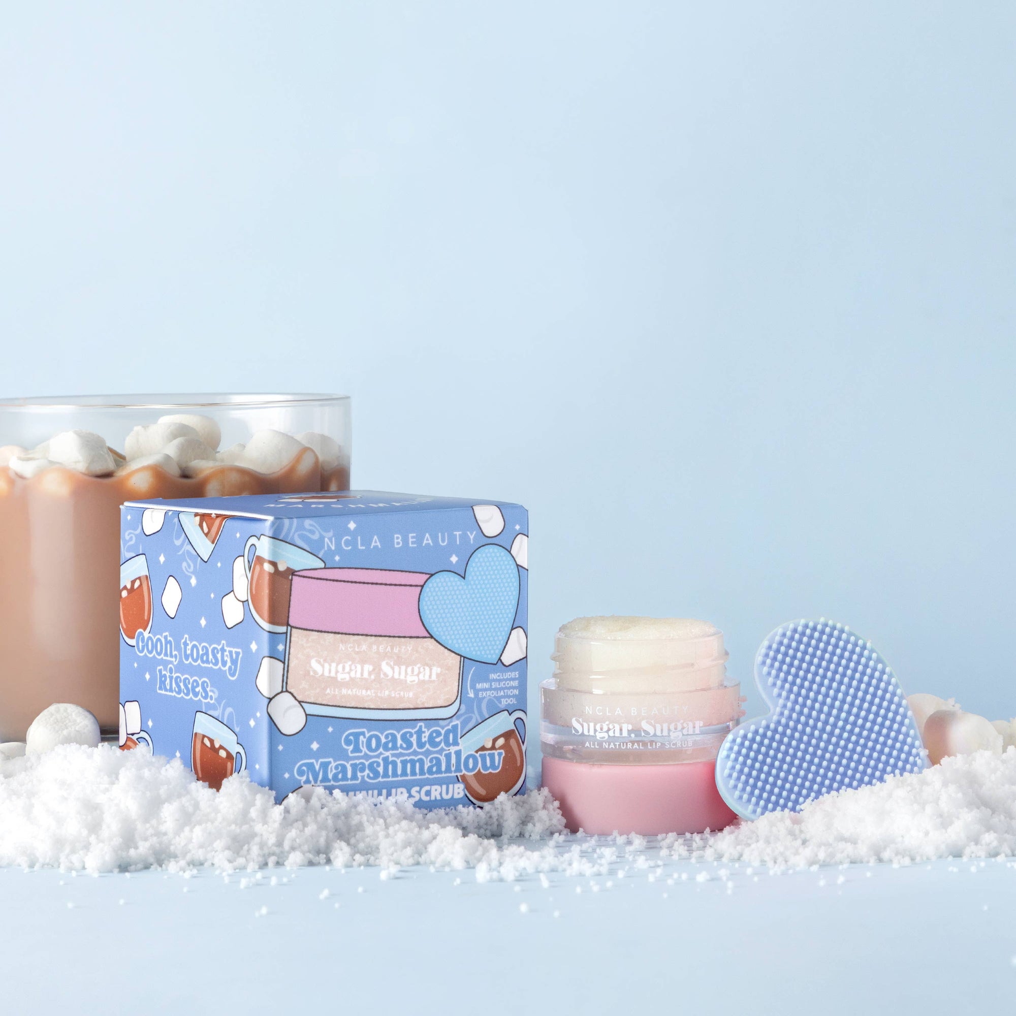 Ornament Mini - Toasted Marshmallow Lip Scrub + Scrubber Gift Set