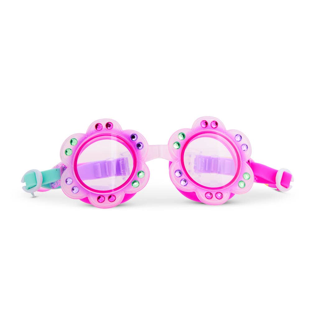 Bling2o - Petal Flower Kids' Swim Goggle-Purple Petunia