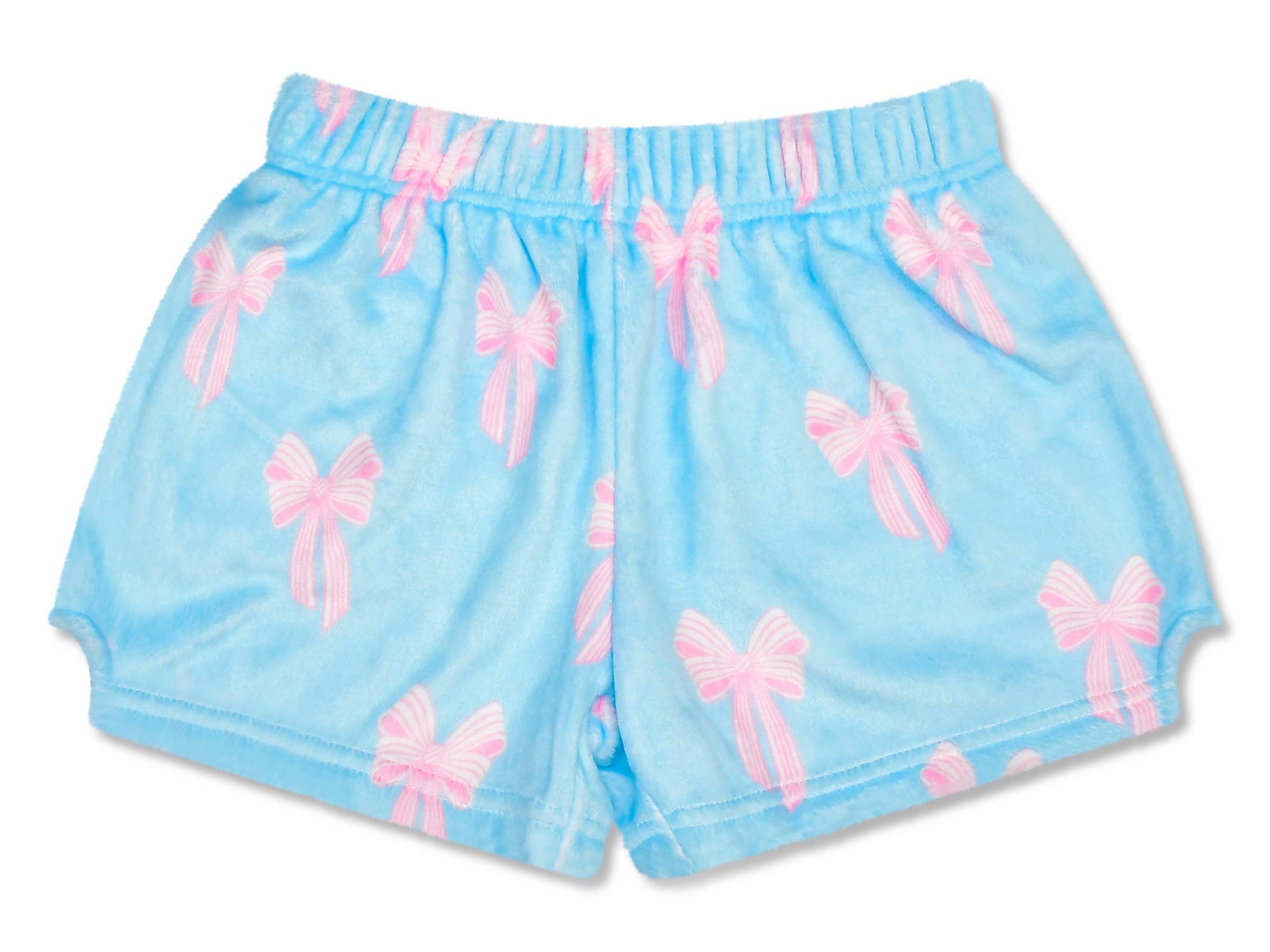 Iscream Pink Bows Plush Shorts