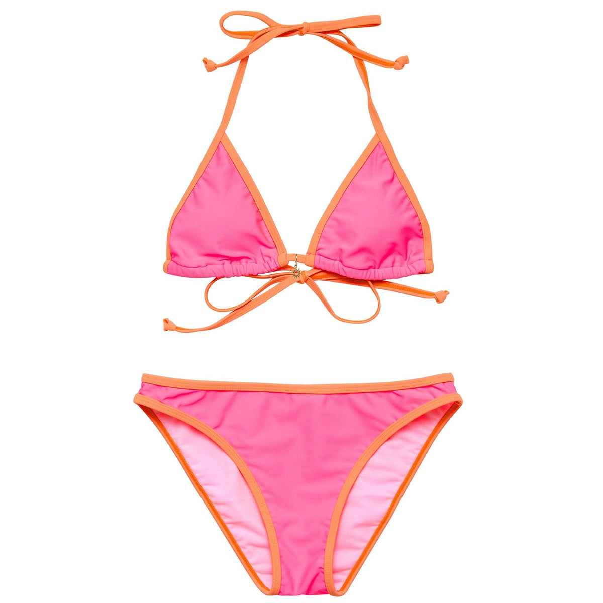 Snapper Rock Sunset Sorbet Charm Tween Triangle Bikini