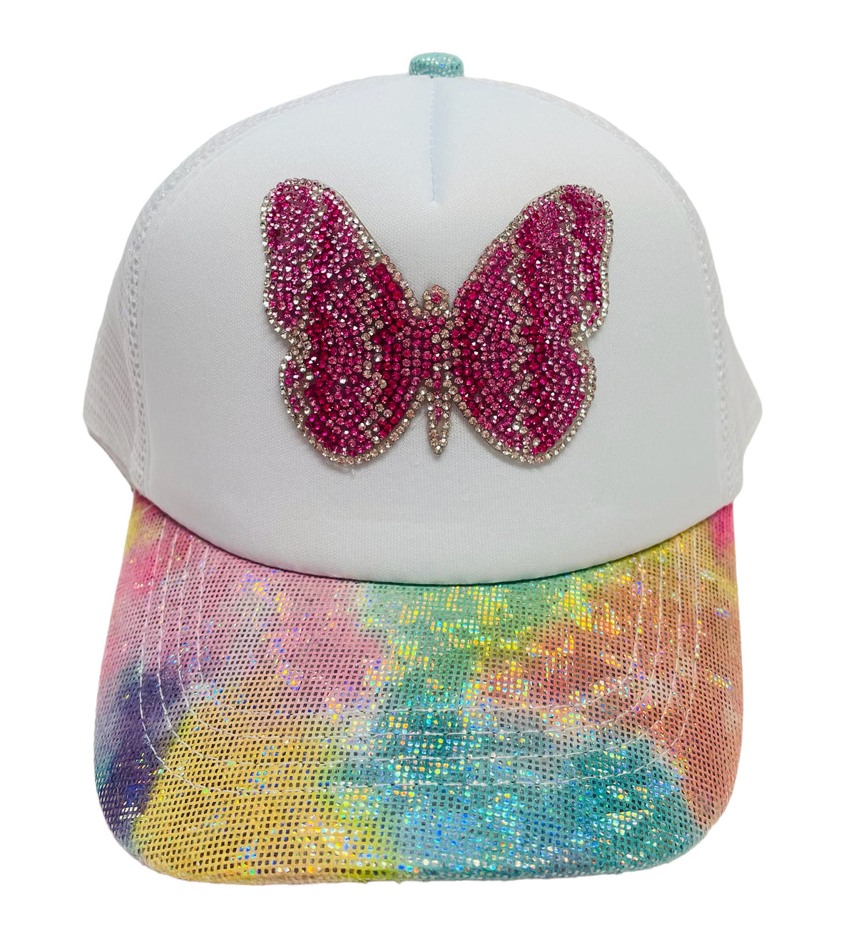 Bari Lynn Pink Butterfly Trucker Hat * Toddler &amp; Tween