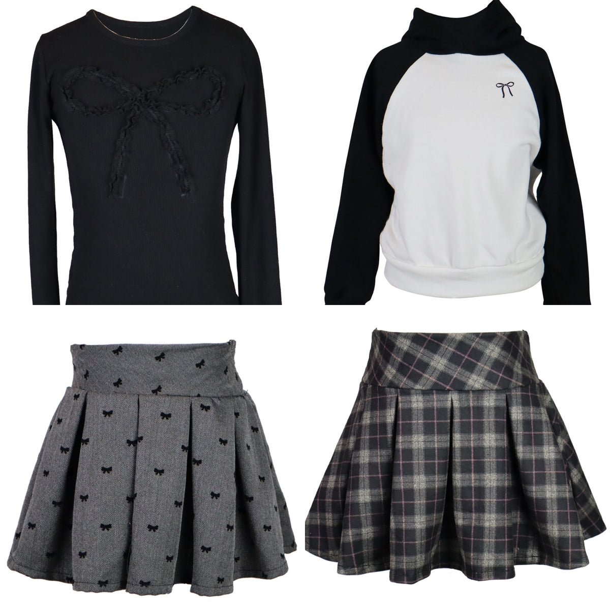 Flowers By Zoe Grey + Pink Plaid Skort * Built In Shorts *