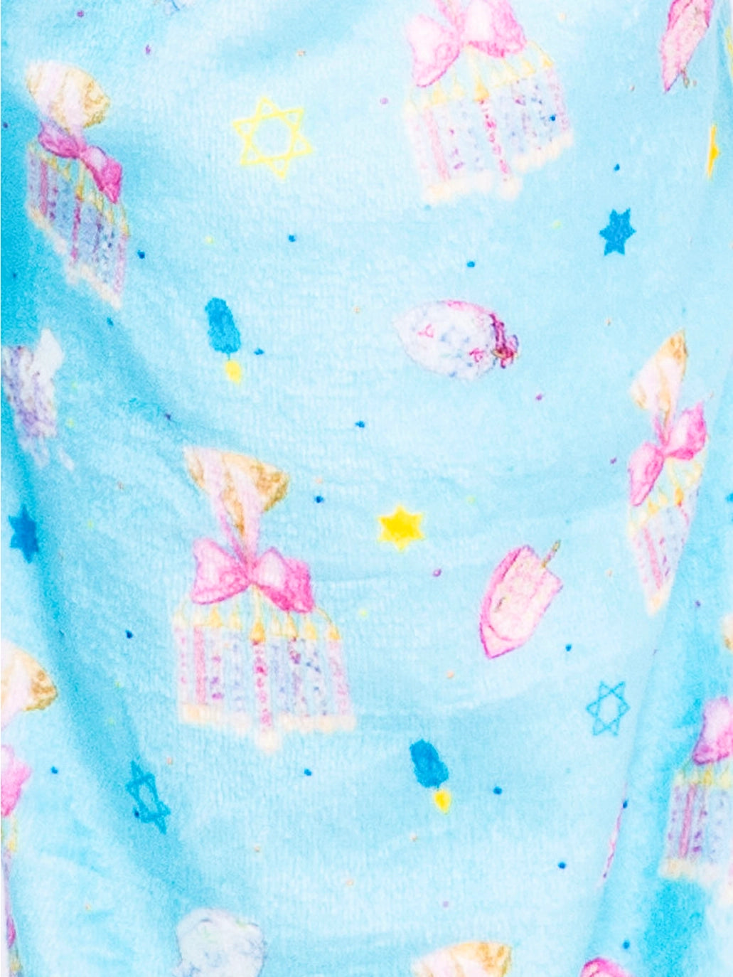 Preppy Goose Plush Lounge Pant -  Hanukkah Print