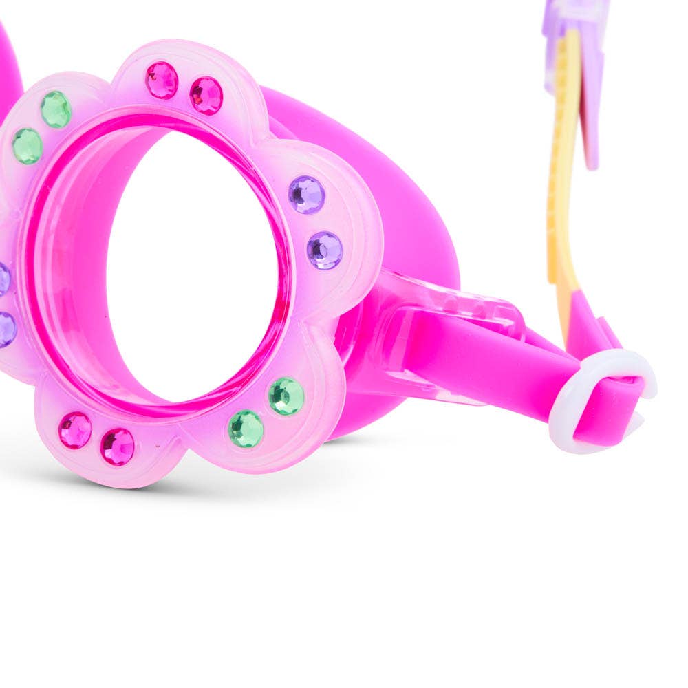 Bling2o - Petal Flower Kids' Swim Goggle-Purple Petunia