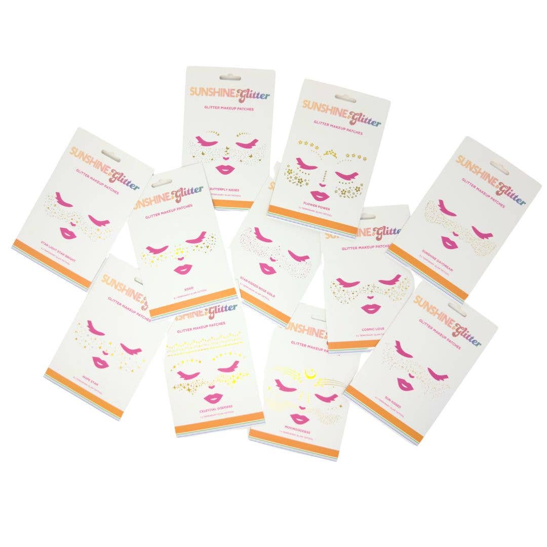 Sunshine & Glitter - Temporary Glam Face Tattoo
- Sun Kissed