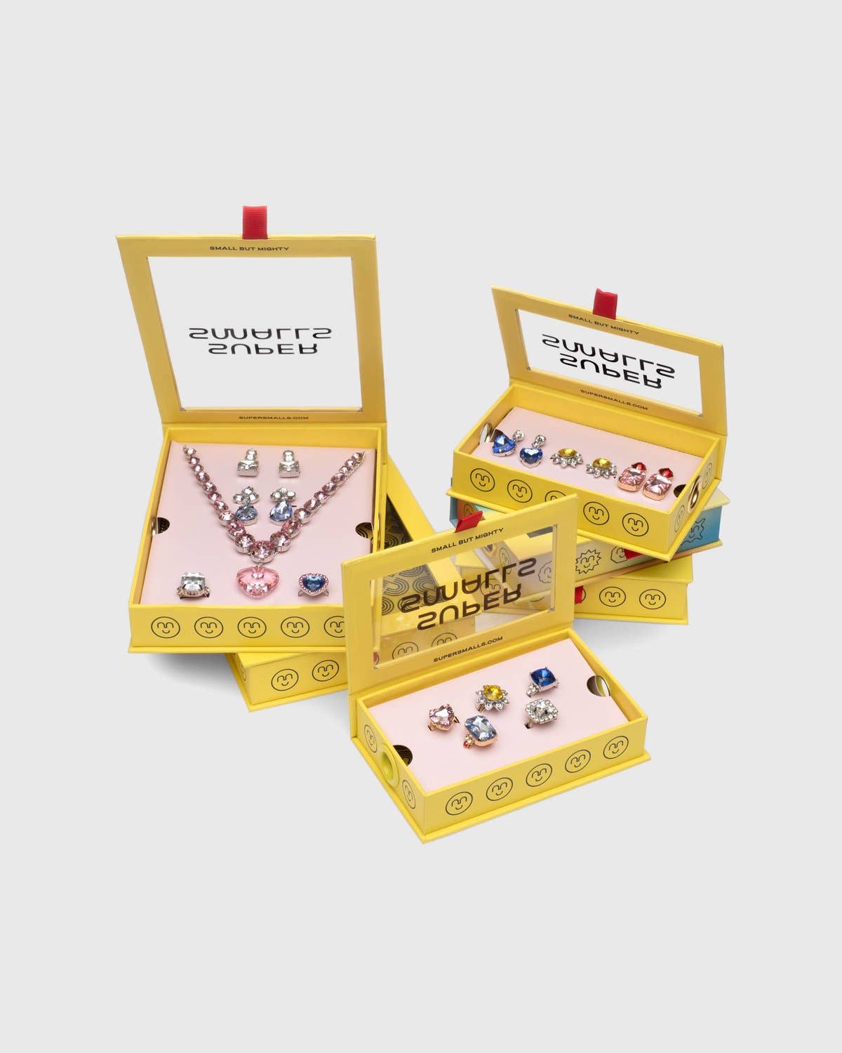 Super Smalls - Pink &amp; Blue Big Presentation 7pc Jewlery Set