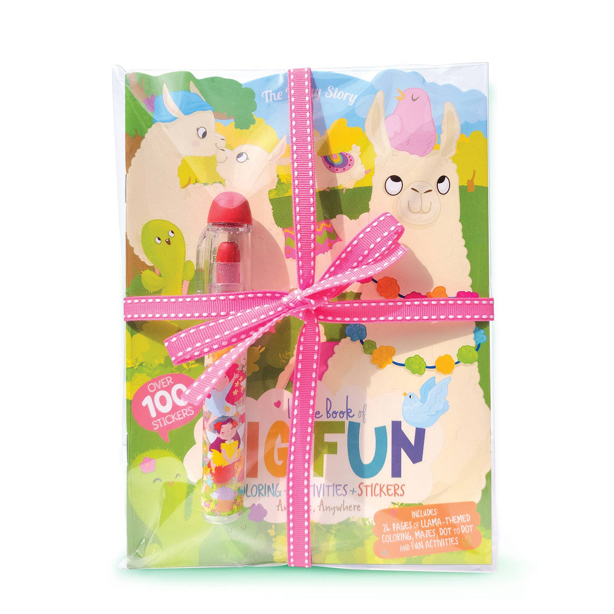 Glama Mini Llama Activity Book &amp; Stackable Crayon Gift Pack