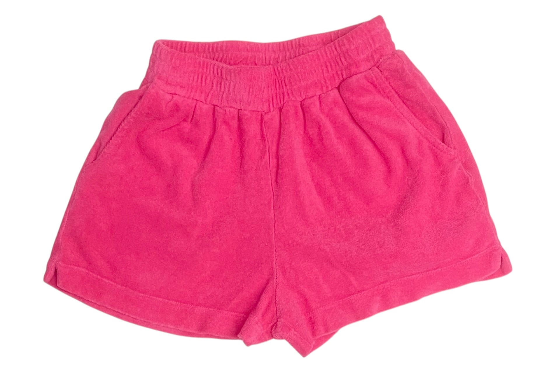 Tenly Tween Terry Pool Club Shorts- Dragon Fruit